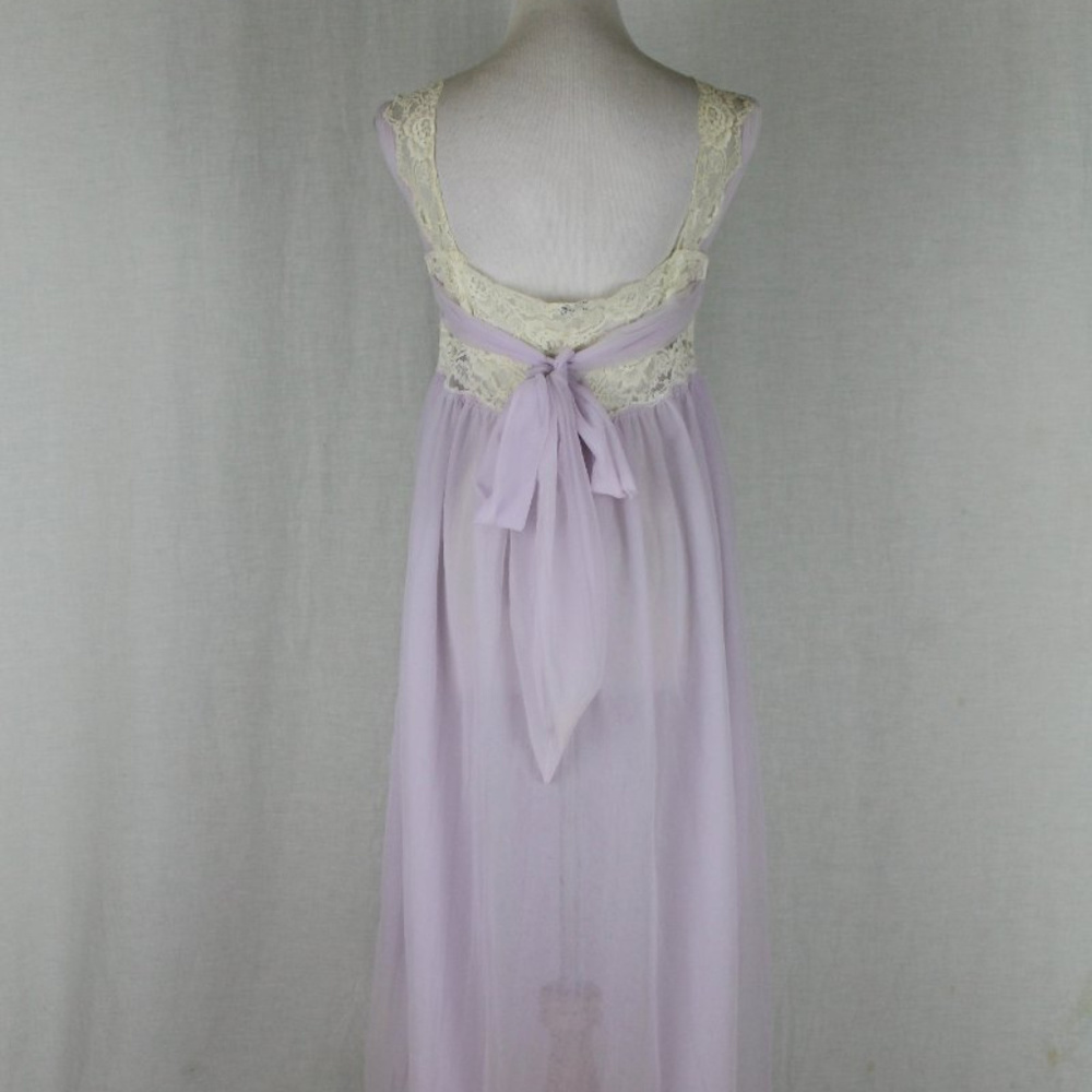 De Perrier Paris Vintage 50's Negligee Nightgown - Picture 2 of 8